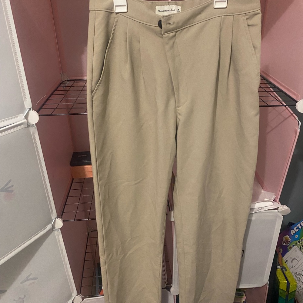 Abercrombie & Fitch Tan Trousers
